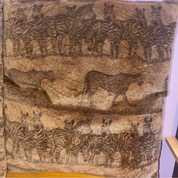 SOLD Cheetah Zebra Leopard Decorative Throw PILLOWs Vintage African Safari - Picture 2 of 7